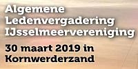 Uitnodiging Algemene Ledenvergadering IJsselmeervereniging 2019