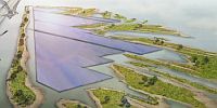Sun-float wil zonne-eiland langs de Afsluitdijk aanleggen